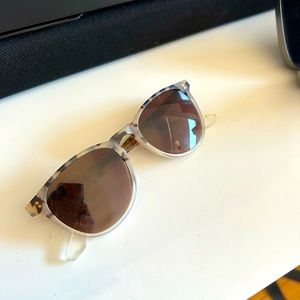 KREWE “press” sunglasses - oyster/pearl